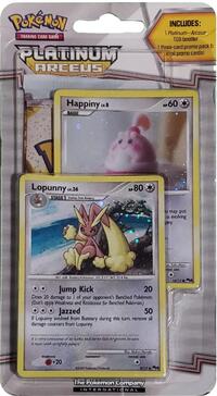 Arceus Blister Pack (Happiny & Lopunny)