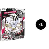 White Flare  Binder Collection Case