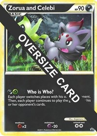 Zorua and Celebi (Black and White Tour Promo)